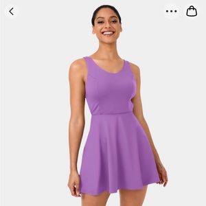 Gorgeous purple/pink dress with shorts -NEW with tags!